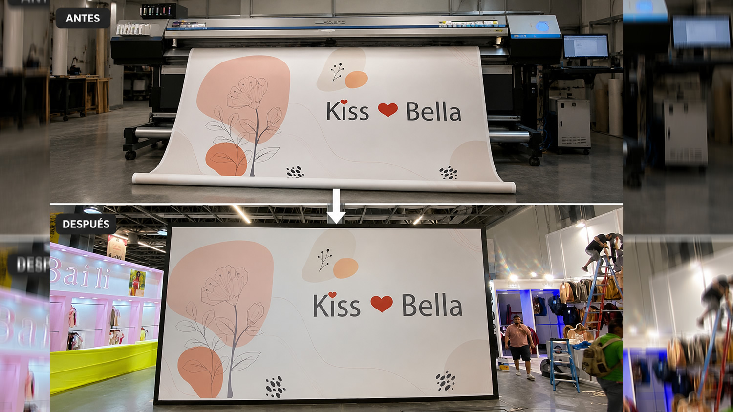 Diseño gráfico para stands — Clover
