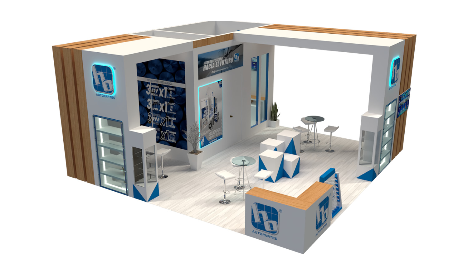 Stand corporativo — Clover